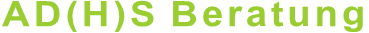 AD(H)S Beratung